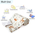 PHF Minky Baby Blanket, 40x50 Inches Reversible Crib Receiving Blanket for Girls, Soft Toddler Blanket with Double
