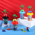 Watersay 110 Set Pcs Video Game Party Favors Includes Drink Cup with Lid Game Card Pencil Sharpener Eraser Stickers