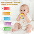 CAHILON 3 Baby Teething Toy for Babies Over Months, BPA-Free Silicone Teether, Teething Relief & Fun Play with Rattle