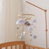 GOODMOM Felt Bear & Moon Crib Mobile Visual Stimulation & Motor Skill Development