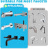 Bath Spout Cover, Baby Bathtub Faucet Cover, Universal Silicone Safety Guard with Anti-Slip Strap, Whale Design