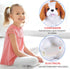 WorWoder Interactive Electronic Plush Saint Bernard Toy Puppy - Walking, Barking, Tail Wagging Companion for Kids
