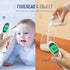Touchless Thermometer for Adults, Digital Infrared Thermometer Gun with Fever Alarm, Fast Accurate Results (Gray)