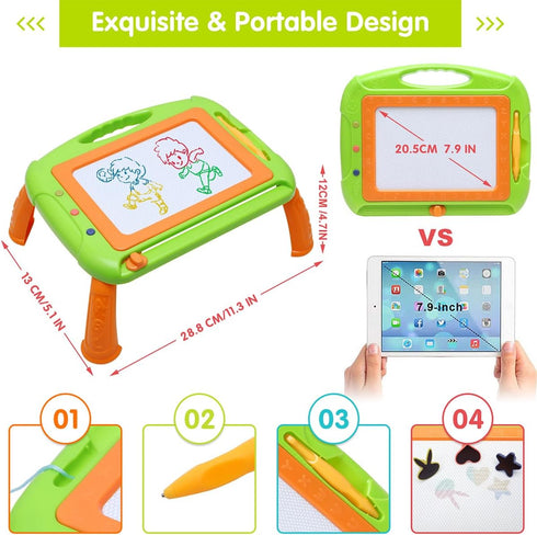 Toddler Girl Boy Toys, Magnetic Drawing Board for 1-2 Year Olds, Doodle Board Kids Toys for 1-3 Year Olds