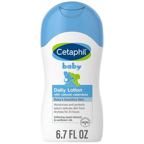 Cetaphil Baby Daily Lotion with Organic Calendula, Hypoallergenic, Sweet Almond & Sunflower