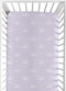Sweet Jojo Designs Fitted Baby Crib Sheets (Purple and White Boho Rainbow)