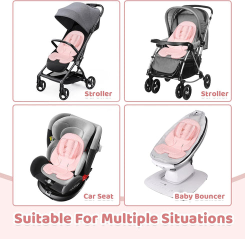 KAKIBLIN Infant Car Seat Insert, Baby Car Seat Cushion, Car Seat Pad Support for Newborn, Universal Car Seat Insert