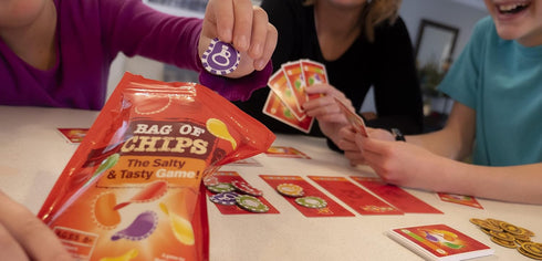 Blue Orange Games Bag of Chips Board Game for 2 to 5 Players, Family or Adult Party Strategy