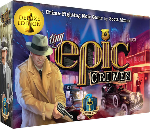 Tiny Epic Crimes Kickstarter Deluxe Edition - Family Murder Mystery Game