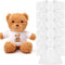 6 Pcs Sublimation Stuffed Bear Shirt Clothes - Fit 8-12 Inch Stuffed Animal Blank Plush Bear T-Shirts for DIY