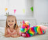 16 Inch HollyHOME Plush Unicorn Stuffed Animals Rainbow Unicorn Toy Holiday Birthday Gift for Girls