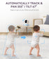 Comfyer 2K 2-Way Baby/Pet Monitor for Indoor Security, Monitoring with Smart Phone app, QHD Resolution, Auto