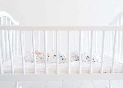 Marble Design Large Baby Swaddle Blanket - Premium Knit for Comfort