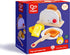 Set Hape White Wooden Pop-Up Toaster Pretend Play Breakfast Accessories for Preschoolers