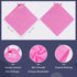 MICHLEY Animal Face Hooded Baby Towel Cotton Bathrobe for Boys and Girls, 0-6 Year, Pink