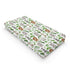 Baby Safari Animals Changing Pad Covers with Tropical Leaves, Soft Breathable Stretch for Diaper Change Table 32''x16''