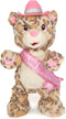 Cuddle Barn - Girl's Night Gina, 14 Inches Animated Musical Singing Dancing Party Leopard Plush Toy