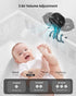 Rechargeable Baby Stroller Fan, Portable 2000 mAh Battery Operated, 3 Wind Speeds, 360-Degree Rotation, Ultra-Low Noise