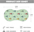 Sailboat 22"x11",1 Pack ALAZA Muslin Burp Cloths Ocean Beach Cotton Burping Cloth for Baby Boys Girls Soft Absorbent