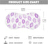 decor gift 4 Pack 22x11in Cotton Newborns Burp Cloths Soft Touch Lilac Kisses Light Purple Lipstick Baby Rags