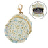 PYBUG Wildflowers Round Pacifier Storage Case, Polyester & TPU Lined with Hook Buckle, Pacifier Container Box for Baby
