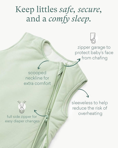 1.0 3T-4T-5T PurComfy Extra-Long Toddler Sleep Sack, Premium Bamboo Viscose Warm Sleeping Bag Supersoft TOG Wearable