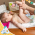 10 Timgle Pcs Coral Velvet Pee Covers Baby Boy, Strong Water Absorption Pee Shield for Baby Boy, Reusable Diaper