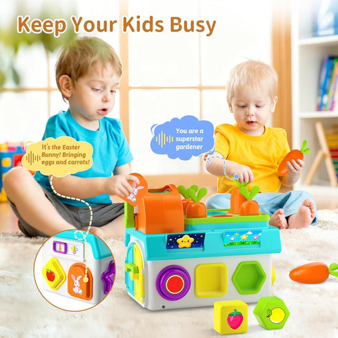 Zardali 1-2 1st 12-18 1-3 Montessori Toys for Year Old Boys Girls, First Birthday Gift for One Year Old, Baby Month