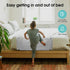 35.1" NUTIKAS Baby Bed Rail Guard for Toddlers - Toddler Bed Side Rails for Crib, Twin, Full, Queen Bunk Size Bed Swing