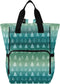 SUABO Tree Green Gradient Pattern Baby Diaper Bag Backpack Large Bag Waterproof Travel