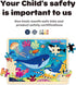 48 Piece Wooden Jigsaw Puzzles for Kids Ages 3-5 with Unique Pieces and Storage Tray