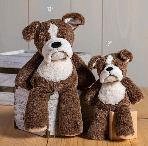 13-Inches, Mary Meyer Stuffed Animal Marshmallow Zoo Plush Soft Toy, Bradley Bulldog