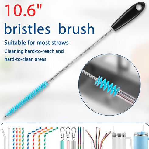 XENNRY Set Water Bottle Cleaner BrushBottle Brush Tube Cleaning Lab with Long Handlefor Cleaning Beer Bottles, Wine