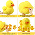 6 Set, 5 Kasyat Pcs Yellow Duck Stuffed Animal Play Mother with Little Duck Plush, Stuffed Animals Plushie Soft