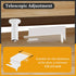 Child Safety Door Top Lock, TAMIDN Top Door Locks for Kids Safety Made of Durable Metal, Adjustable Child Locks