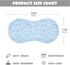 decor gift 4 Pack 22x11in Cotton Burp Cloths Muslin Easy Care Wildflower Pastel Blue Baby spit up Rags for Babies boy