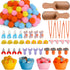 167pcs Tool Sensory Bin Filler Fine Motor Toys Kids Tool Box Sensory
