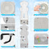 2 3 10000mA Setting, Summer TRELC Baby Stroller Cooling Pad with Fans, Speeds Cooling Cushion, Rechargeable Battery