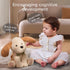 10 TUMAMA Baby Animated Plush Dog, Interactive Singing Talking Puppy Dog Stuffed Animal Toys