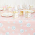 Sparkle and Bash 3 Pack Cat Themed Party Tablecloth, Pink Cat Birthday Plastic Tablecloth (54 x 108)