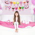 Blulu 2 Pcs Candy Party Decorations, Candy Paper Banner Lollipop Garland for Birthday Baby Shower