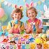 Phaorui 318 100 sets Pcs bulk Easter Egg with toys filled inside for kids, plastic Easter egg stuffed with toys self
