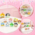 10 Pack Set, 14+ HIGH GODO Animal Party Favors Building Blocks, Mini Food Animals Building Goodie Bag Stuffers