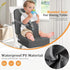 SMZCTYL Toddler Booster Seat for Kitchen Chair & Dining Table Waterproof PU Foam Cushion with Backrest & Safety Straps
