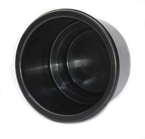 3 5/8 Black Jumbo Cup Boat RV Car Truck Poker Pool Table Inserts - Large Size, 2 Pack