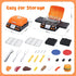 CUTE STONE Cooking Toy BBQ Set, 2-Layer Kids Grill Playset with Play Food and Kitchen Accessories for Toddlers