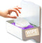 Storage Theory Bathroom Wipes Holder Dispenser with Shelf Restroom Organizer & Wipe