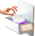 Storage Theory Bathroom Wipes Holder Dispenser with Shelf Restroom Organizer & Wipe