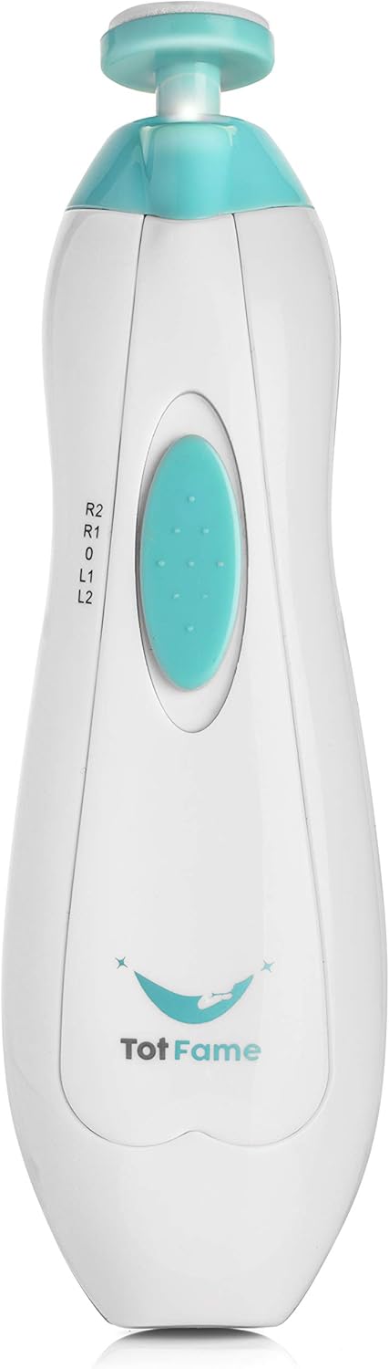 Totfame Trimmer 9pc Trimmer Set Baby Nail File Electric - Baby Nail Electric - Electric Nail File Baby with Light