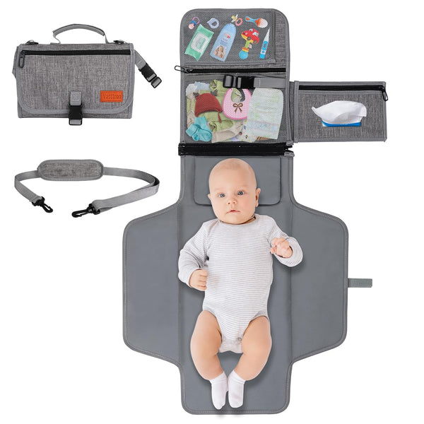 Vasttron Portable Diaper Changing Pad, Newborn Diaper Changing Pad Baby Changing Pad with